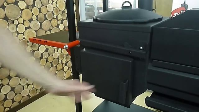 Гриль-печь "Искандер Инкайн Эйр" с крышкой (мангал + гриль + печь под казан)