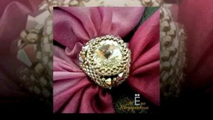 БРОШИ-ЗАЖИМЫ для шейного платка (часть 1) Beaded Swarovski