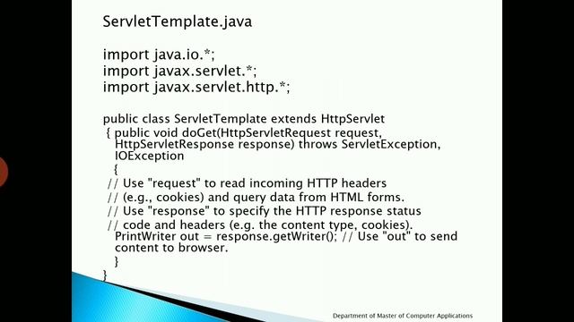 Module 1 : Servlet Basic Structure 1 смотреть онлайн