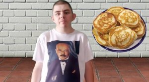 Оладушки с зеленью из кукурузной и льняной муки