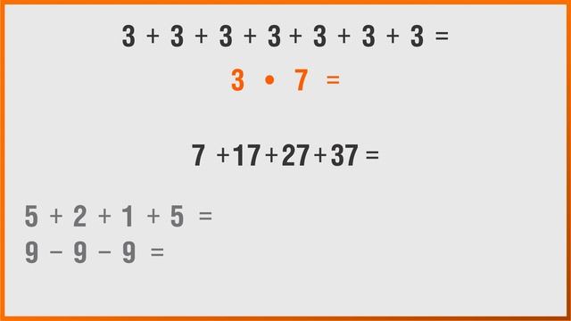 Математика 2 класс. Урок 5. Замена сложения умножением смотреть онлайн