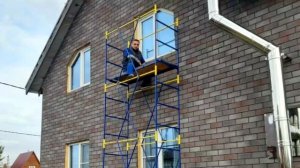 Наружные металлические откосы.