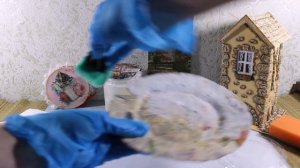 Папье маше своими руками|DIY-нанесение акриловой краски