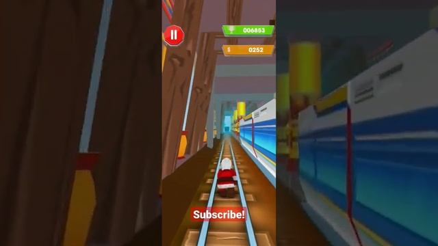 ? The Most Challenging ? Subway Santa Runner Game I played - Games 2023 ? / #shorts : Android Games