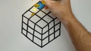 ? How to draw Rubik's Cube ? ?  Как нарисовать кубик рубик ? ? Comment dessiner un Rubik's Cube ?