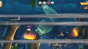 Энгри бердс, злые птички, проходим испытание.