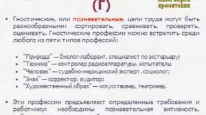 Презентация Классификация профессий