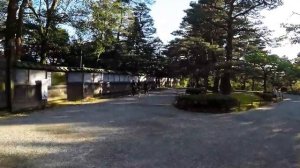 Япония - Парк Кэнроку-эн один из Трёх знаменитых парков Японии. Тайный ход в Парк.