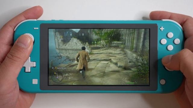 Hogwarts Legacy on Nintendo Switch LITE | Gameplay & 1st Impressions смотреть онлайн