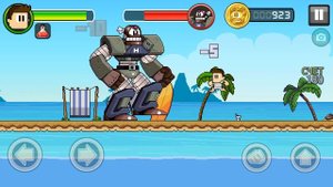 Dan The Man: Dan The Man gameplay - Shark adventure game (easy)