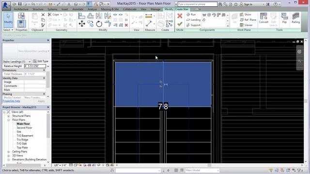 Creating Stairs by Component in Revit 2015 смотреть онлайн