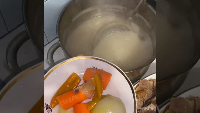 //ГОРОХОВЫЙ СУП С СУШЁНЫМ МЯСОМ///