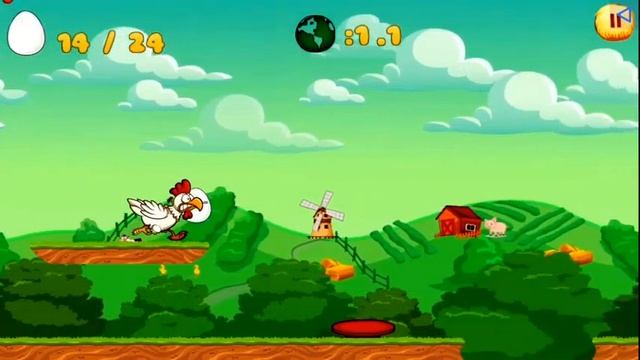 Chicken run game for kids || Chicken run fast to save his eggs смотреть онлайн