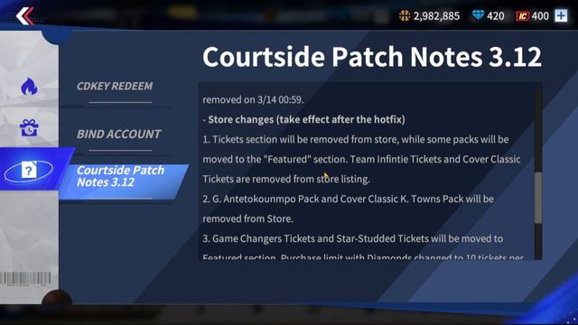Court Side PATCH Notes 3.12! MAJOR Ticket Changes, Klay Thompson, Anthony Davis, And More ! смотреть онлайн