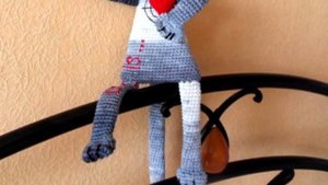 Амигуруми: схема Влюбленный Кот. Игрушки вязаные крючком! Free crochet patterns.