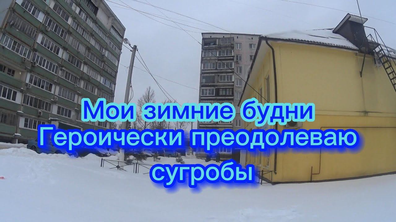 Мои зимние будни Героически преодолеваю сугробы смотреть онлайн