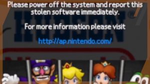 The Anti Piracy Screen Virus of Mario Party DS