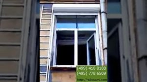 Рольставни - монтаж на 2 этаже