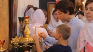 Архиерейская служба в с. Остров