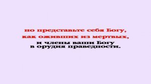 Видеобиблия. Послание Римлянам. Глава 6