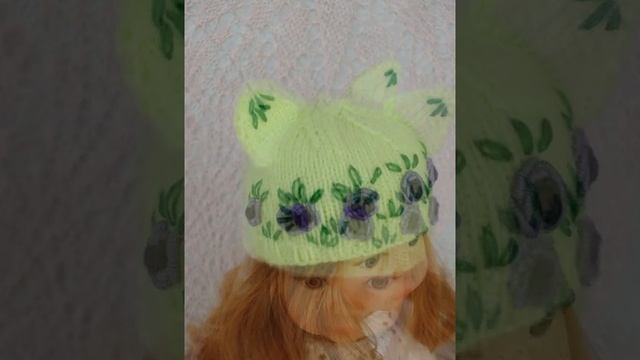 Коллекция вязаных шапочек на кукол Paola Reina смотреть онлайн