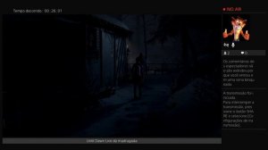 Until Dawn ao vivo(teste pós download)