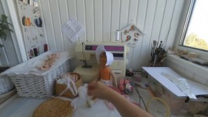 Наряд для антикварной куклы своими руками