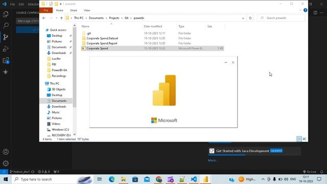 Power BI Desktop projects Git integration | Github | power BI Merge conflict resolve using VS code смотреть онлайн