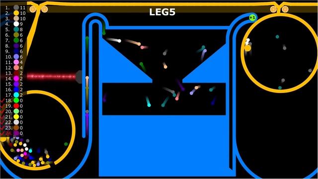 Scale Chain - Survival Marble Race in Algodoo смотреть онлайн