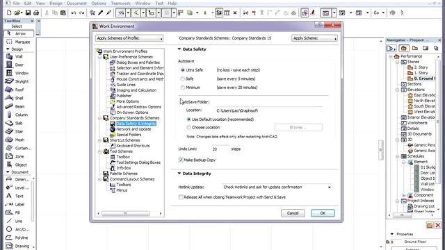 Supersafe autosave in ARCHICAD смотреть онлайн
