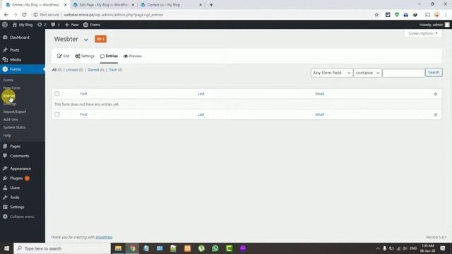 Create form in WordPress Website | Gravity Forms | Webster