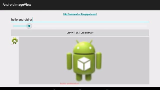 Draw text on Bitmap смотреть онлайн