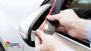 Набор козырьков на боковые зеркала автомобиля «Обзор» Ruges