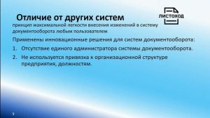 Листоход - Простая система электронного документооборота