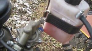 Испытание мотопомпы