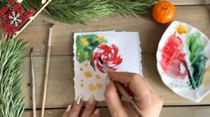 НОВОГОДНИЕ ЗИМНИЕ ОТКРЫТКИ АКВАРЕЛЬЮ 2023 | CHRISTMAS WATERCOLOR CARDS