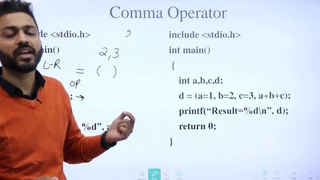 Comma Operator with examples | C Programming смотреть онлайн