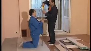 Укладка ламината на бетонный пол.