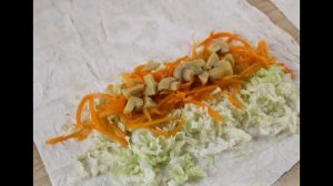 Домашняя шаурма с курицей, грибами и сыром