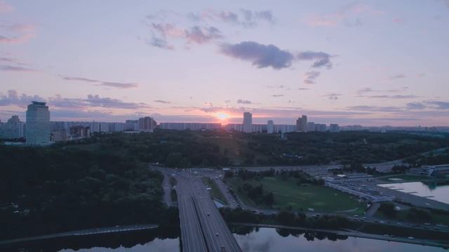 Крылатское, гребной канал снято на Dji Air2S смотреть онлайн