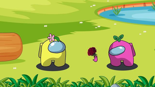 Among us Love story Animation | Mini crewmate valentine's Day смотреть онлайн