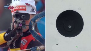 БИАТЛОН. КМ 2012-13. Оберхоф (Германия). Женщины. Гонка преследов 10 км. Eurosport.06.01.2013. 1080