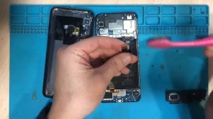 Huawei Honor 8c BKK-L21 замена нижней платы за 5 минут