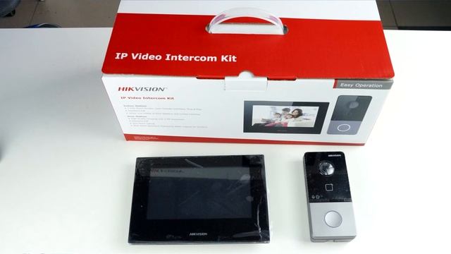 Комплект ip-видеодомофона Hikvision KIS605-P смотреть онлайн