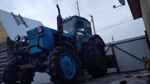 Доводим трактор т40 в -5 не заводился неделю