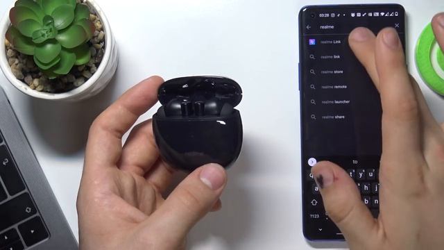 РАСПАКОВКА И ОБЗОР BLUETOOTH-наушников REALME Buds Air 2 / НАСТРОЙКА И ПОДКЛЮЧЕНИЕ К ТЕЛЕФОНУ