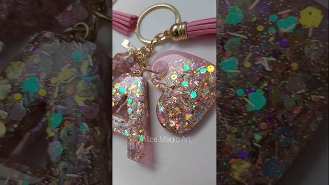 Lovely personalized KEYCHAIN. Epoxy resin handmade. PERFECT GIFT! Worldwide delivery