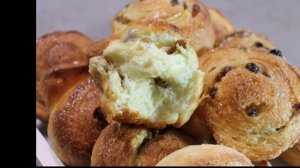Булочки с изюмом и рулеты с корицей #булочки #булки