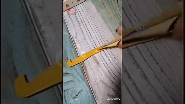 Коромысло для кукол, процесс изготовления.
