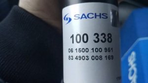 передние амортизаторы Opel  Sachs 100338